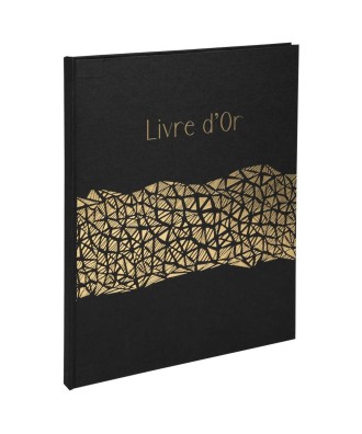 Livre d'or 100 pages or 27x22cm ARAMY