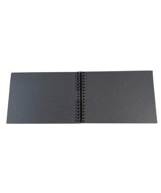 Alb spiralé 50p noir 32x22cm MILANO Noir