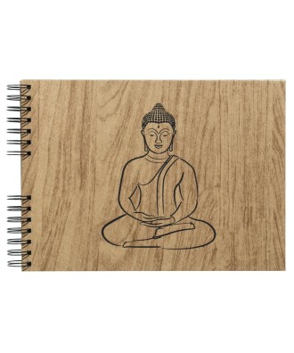 Alb spir 50p noir 32x22 cm Zen chêne