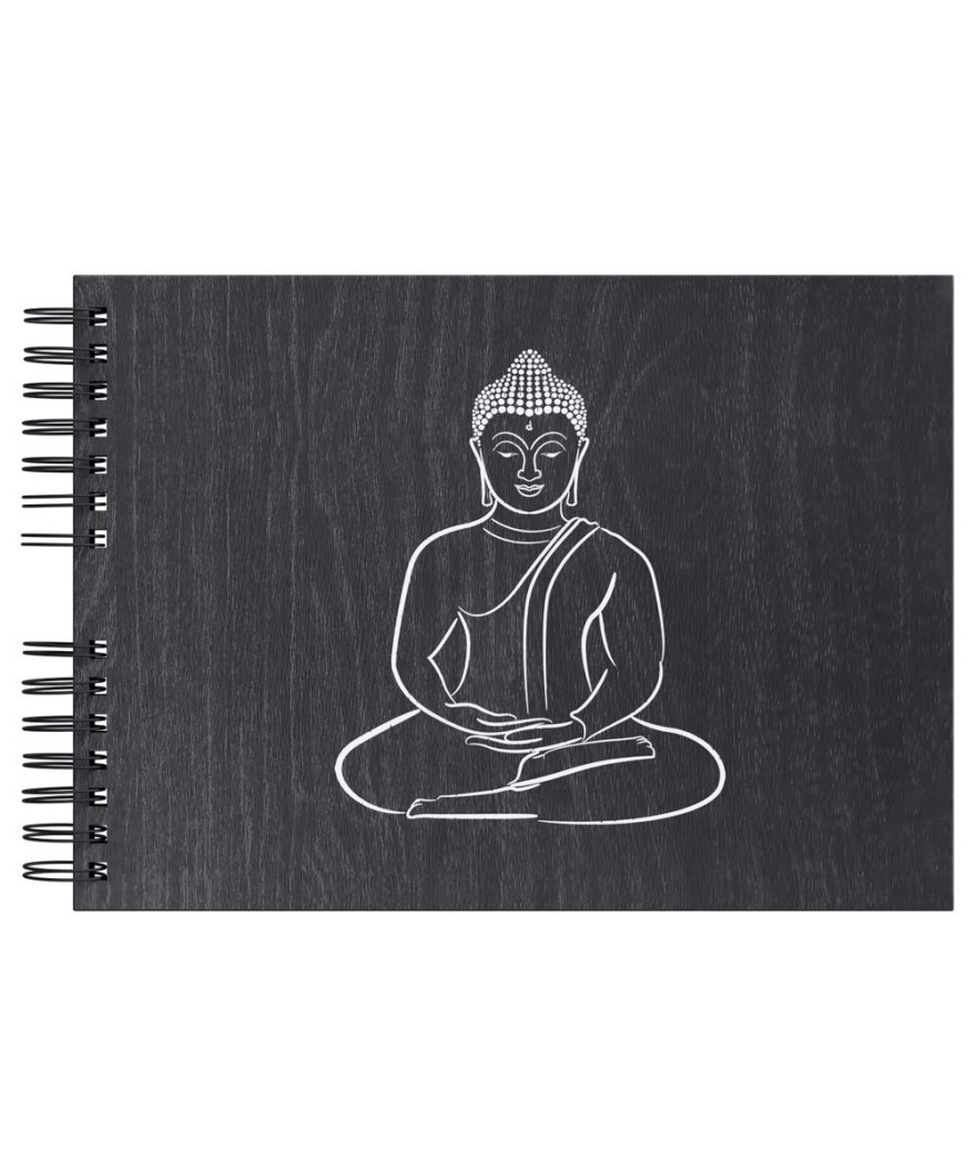 Alb spir 50p noir 32x22 cm Zen ébène