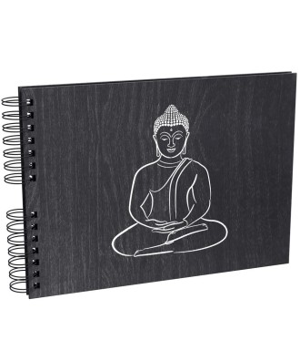 Alb spir 50p noir 32x22 cm Zen ébène