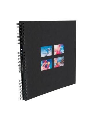 Alb spiral 60p Noir 32x32cm MILANO Noir