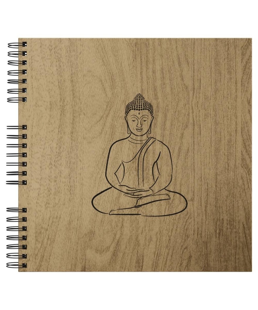 Alb spir 60p noir 32x32cm Zen chêne