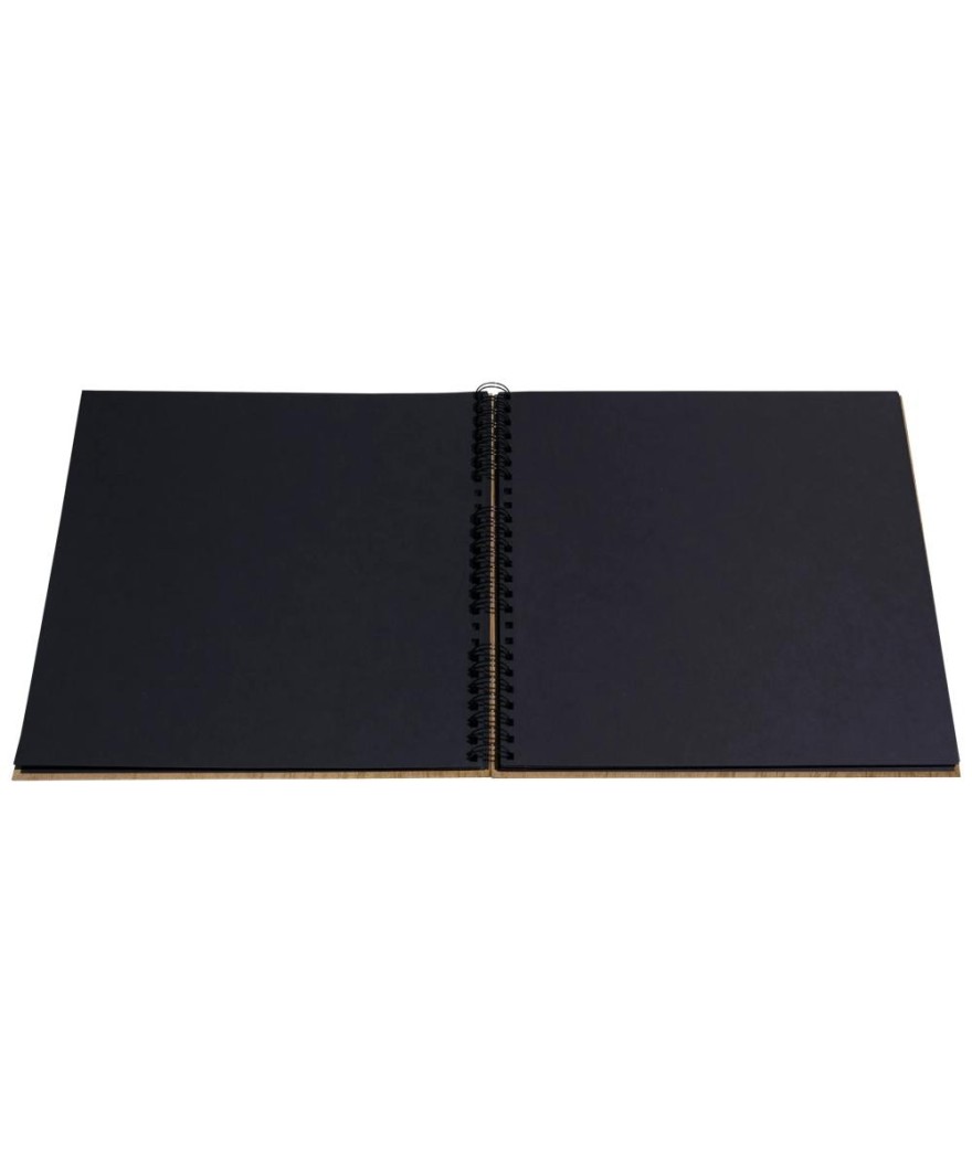 Alb spir 60p noir 32x32cm Zen chêne