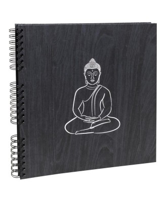 Alb spir 60p noir 32x32 cm Zen ébène