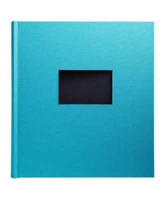 Alb livre 60p noir 29x32cm Pop'N Co cyan