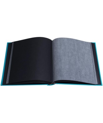 Alb livre 60p noir 29x32cm Pop'N Co cyan