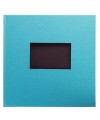 Alb livre 30p noir 25x25cm Pop'N Co cyan