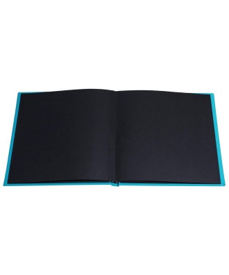 Alb livre 30p noir 25x25cm Pop'N Co cyan