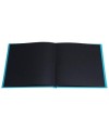 Alb livre 30p noir 25x25cm Pop'N Co cyan