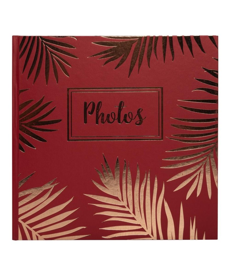 Album livre 30p.noir 25x25cm PALMA rouge