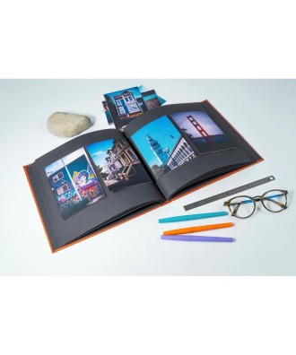 Album livre 30p. noir 25x25cm PALMA or