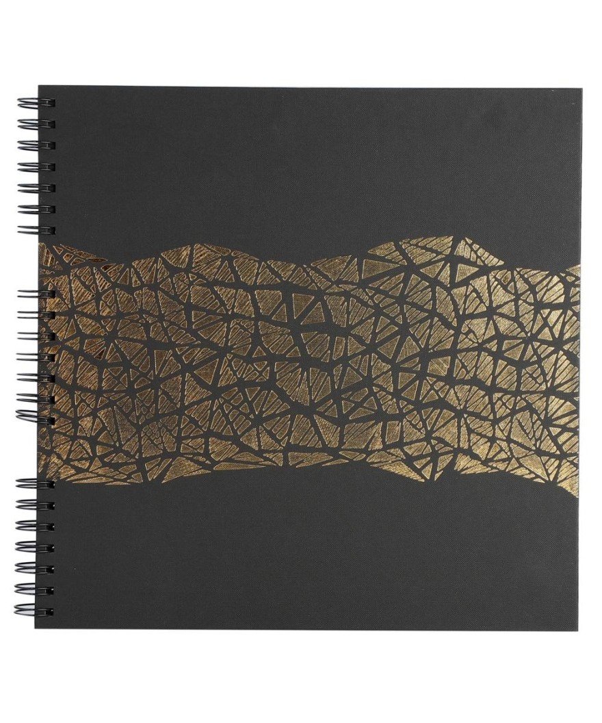 Album spiralé 60pages noir 32x32cm ARAMY