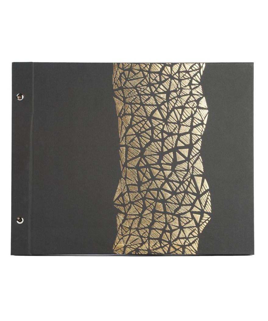 Album à vis 40 pages noir 37x29cm ARAMY