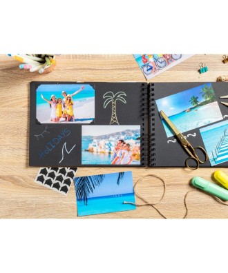 Kit Scrapbooking 32x22 noir sans feutres