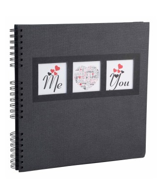 Alb spiralé 60p Noir 32x32cm ME&YOU Noir
