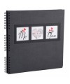 Alb spiralé 60p Noir 32x32cm ME&YOU Noir