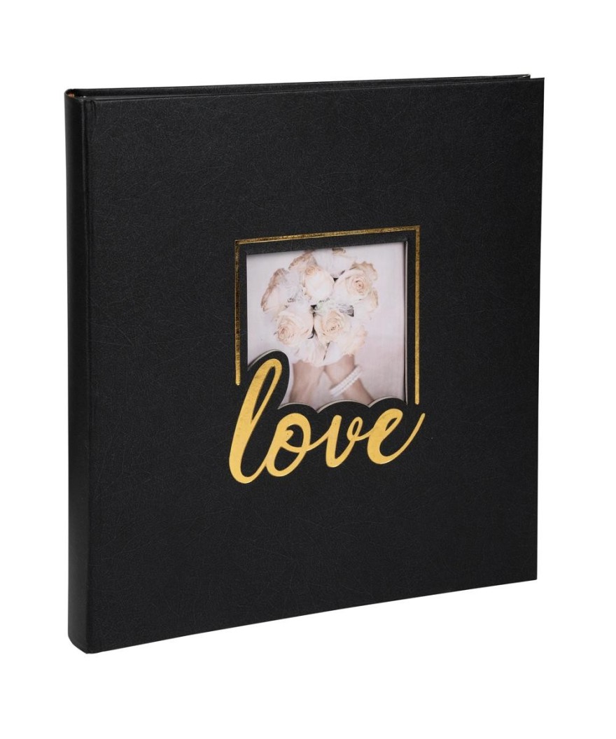 Album livre 60p. noir 29x32cm LOVE noir