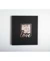 Album livre 60p. noir 29x32cm LOVE noir