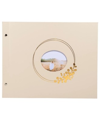 Album vis 40p blc 37x29 Ringflower latté