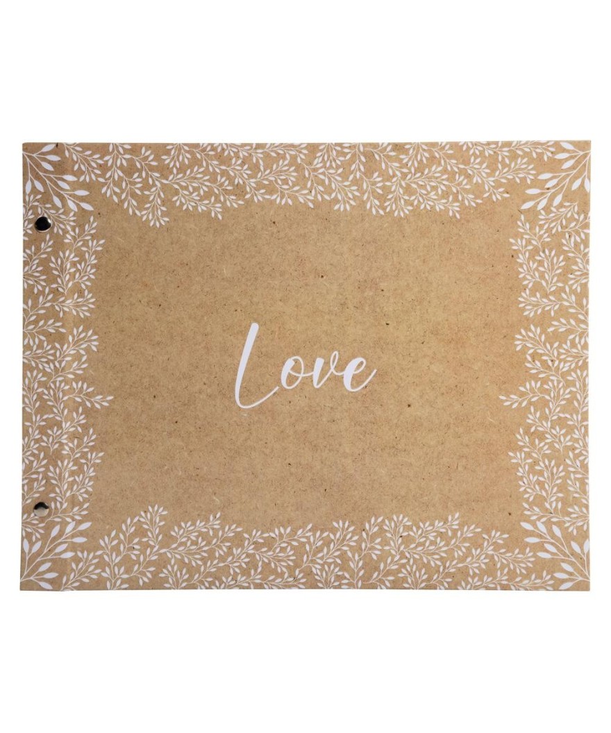 Album à vis 40p. blanc 37x29cm KRAFT
