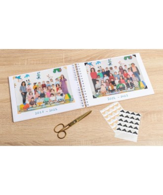Alb spiralé 50p 32x22 Photo classe kraft
