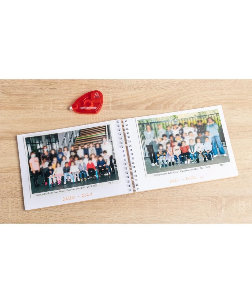 Alb spiralé 50p 32x22 Photo classe kraft