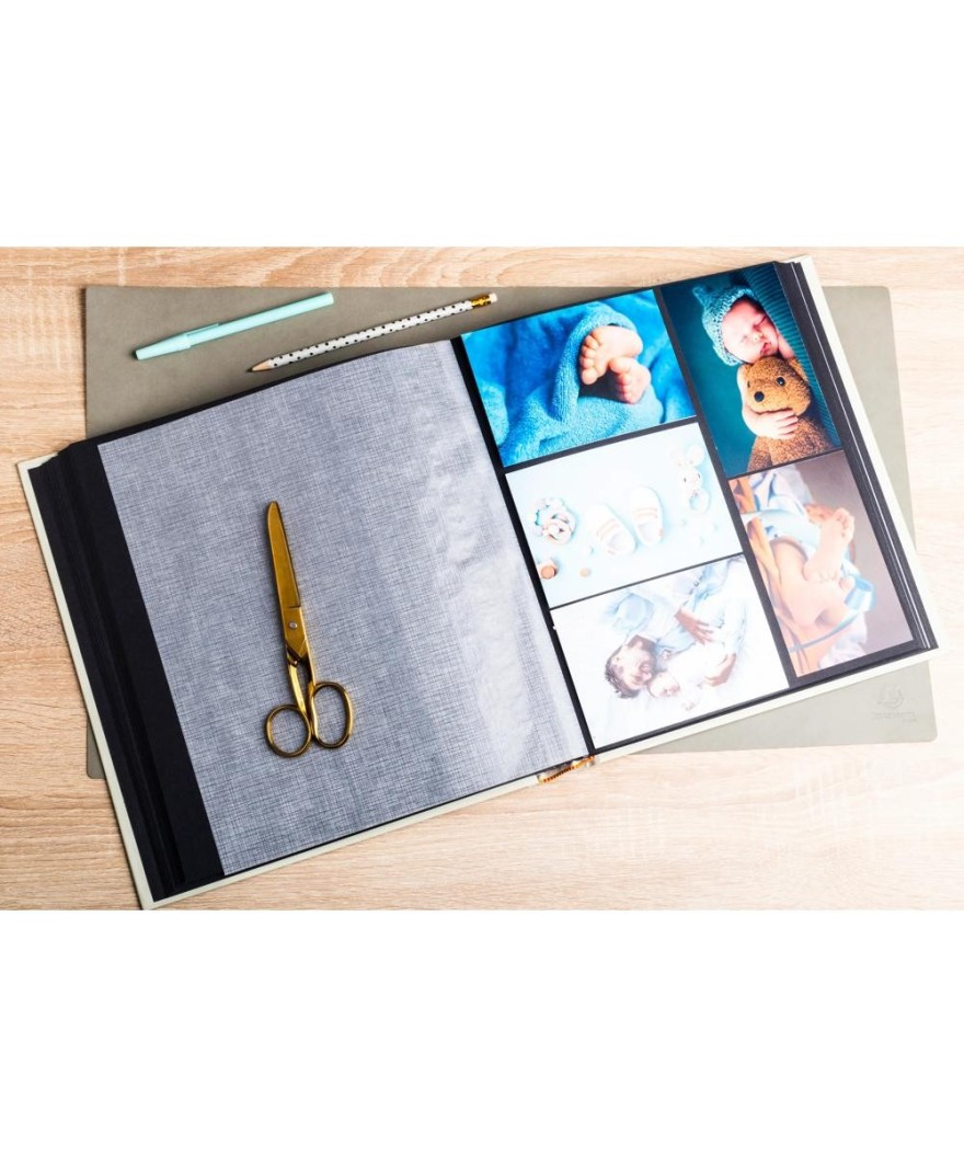Alb livre 60p noir 29x32cm Instants vert