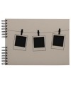 Alb spiral 50p noir 32x22 Instants beige