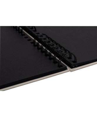 Alb spiral 50p noir 32x22 Instants beige