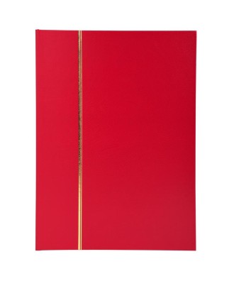 ALB.TIMB.22,5X16,5 Simili cuir rouge 32p