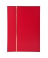 ALB.TIMB.22,5X16,5 Simili cuir rouge 32p