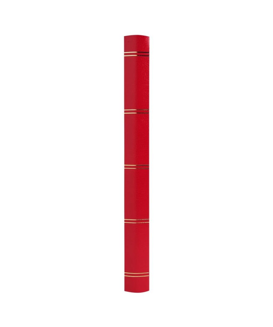 ALB.TIMB.22,5X16,5 Simili cuir rouge 32p