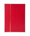 ALB.TIMB.22,5X30,5 Simili cuir rouge 16p