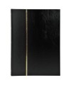 ALB.TIMB. 30,5X22,5 Simili cuir Noir 48p