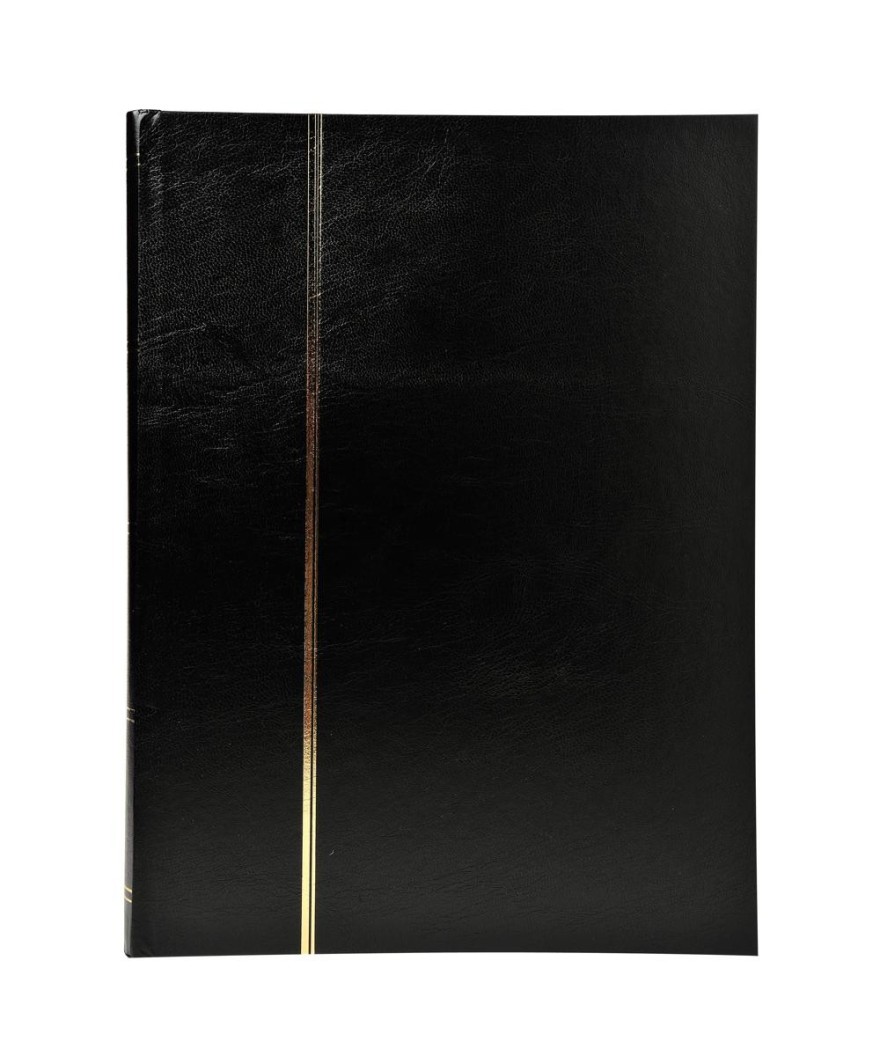 ALB.TIMB. 30,5X22,5 Simili cuir Noir 48p