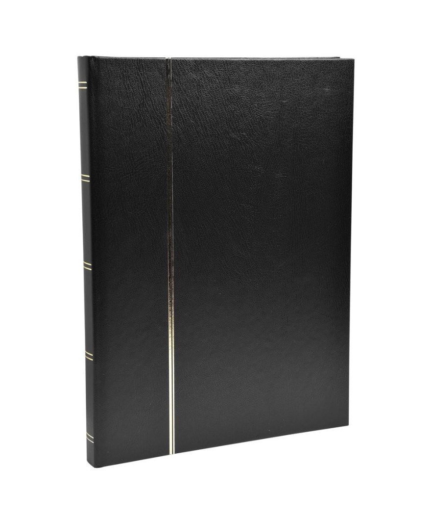 ALB.TIMB. 30,5X22,5 Simili cuir Noir 48p