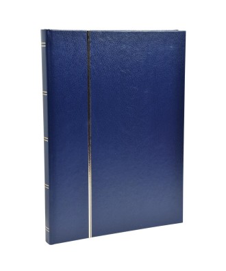 ALB.TIMB. 30,5X22,5 Simili cuir Bleu 48p