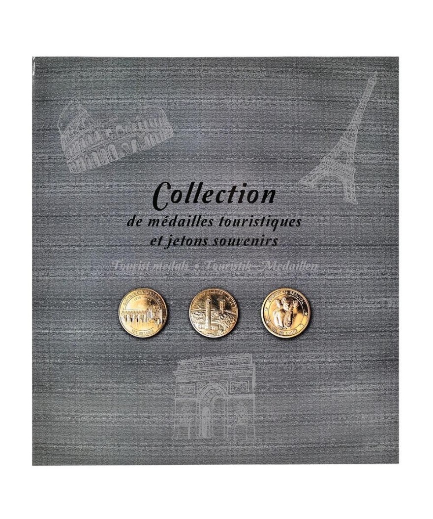 Album carton pr 50 médailles touristique