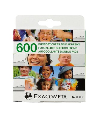 ETUIS DE 600 AUTOCOLLANTS DOUBLE FACE