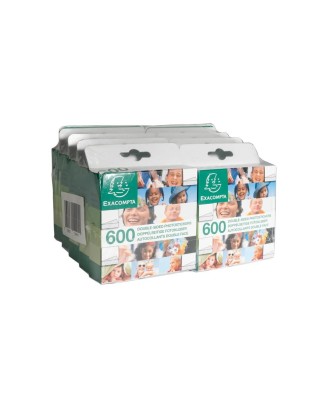 ETUIS DE 600 AUTOCOLLANTS DOUBLE FACE