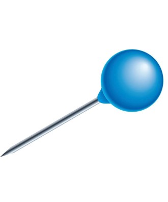 BTE 50 EPING. SPHERIQUES 6MM BLEU CL.
