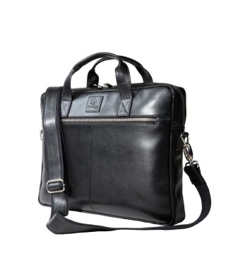 Sacoche ordinateur Exactive Cuir noir