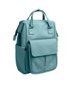 Sac à dos ordi. All-in-Bag PU bleu givré