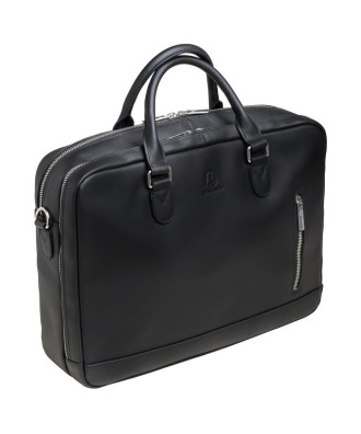 Sacoche double ordin. Exactive Cuir noir