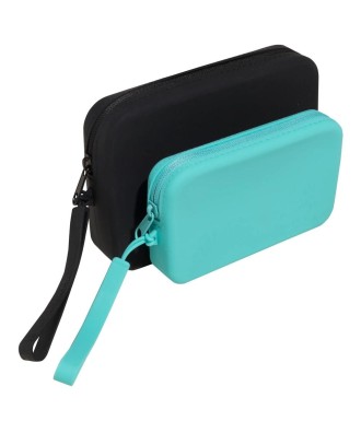 Présentoir 16 pochettes silicone ass