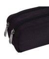 Trousse rectangle 2 compart Dobble noir