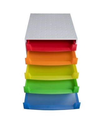 THE BOX ouvert Linicolor arlequin transp