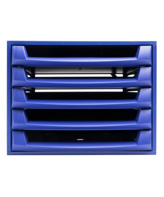 THE BOX 5 tiroirs ouv. FOREVER bleu coba