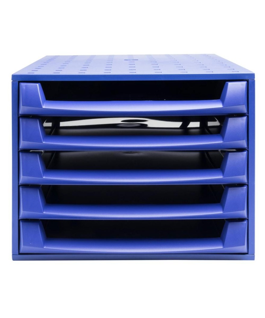 THE BOX 5 tiroirs ouv. FOREVER bleu coba